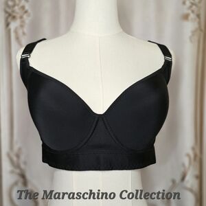 Black Back-Smoothing Push-Up Bra | 44C